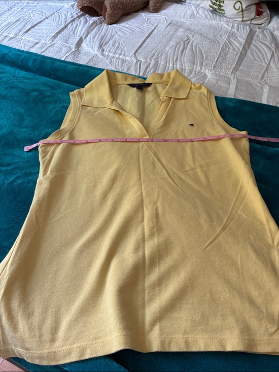 Tommy Hilfiger Tops - Tommy Hilfiger Yellow Sleeveless Polo Tank Top